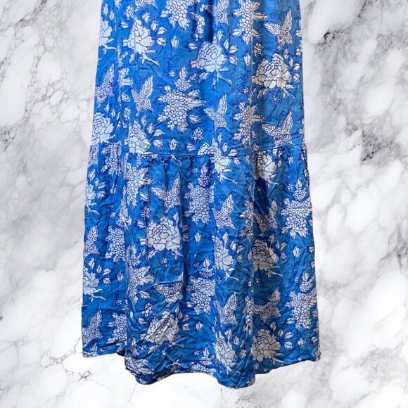 Emerson Fry India Collection Frances 3 Frill Dress - Peace Sky Blue - Picture 11 of 11